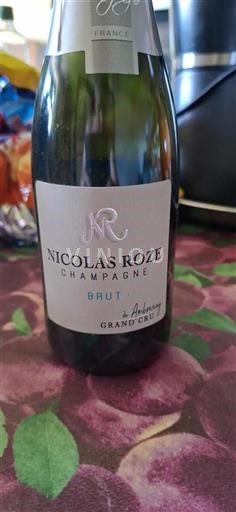 Champaña Champán Grand Cru Nicolas Roze 2022