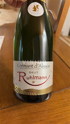 Alsace Crémant d'Alsace Ruhlmann Icke årgångsbetecknad