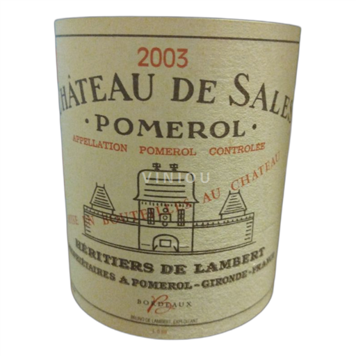 Bordeaux Pomerol Château Sales 2003