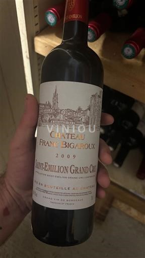 Bordeaux Saint-Émilion Grand Cru Chateau Franc Bigaroux 2009