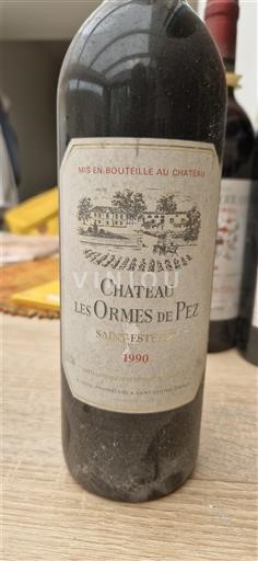 Bordeaux Saint-Estèphe Les Ormes de Pez 1990