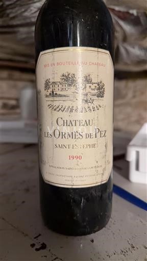 Bordeaux Saint-Estèphe Les Ormes de Pez 1990