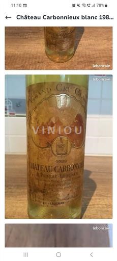 Bordeaux Pessac-Léognan Château Carbonnieux 1989