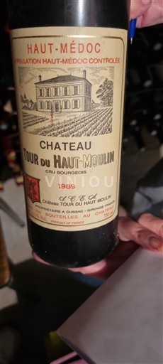Bordeaux Haut-Médoc Château Tour du Haut Moulin 1989