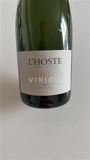 Vin Effervescent Blanc brut-nature Brut Nature L'Hoste Père & Fils Non millésimé France Champagne AOC