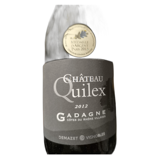 Rhônedalen Côtes-du-Rhône-Villages Château Quillex 2012