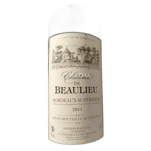 Burdeos Bordeaux superior Château de Beaulieu 2011