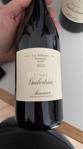 Valea Loarei Saumur Domaine Guiberteau Les Arboises Monopole Brézé 2022