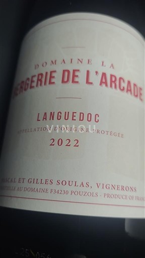 Langvedok Languedoc Domaine La Bergerie de l'Arcade 2022