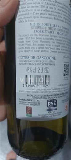 Sydväst Côtes de Gascogne Château Tariquet 2024