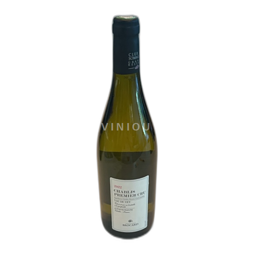 Vin Blanc sec Vau de Vey Jean-Marc Brocard 2022 France Bourgogne Chablis AOC Premier Cru