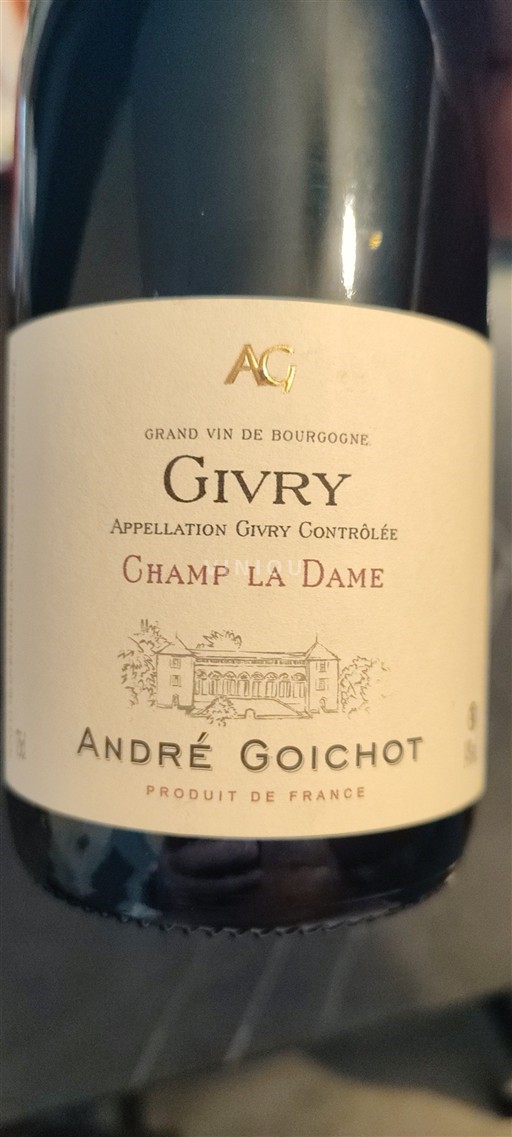Borgonha Givry André Goichot Champ la Dame 2022