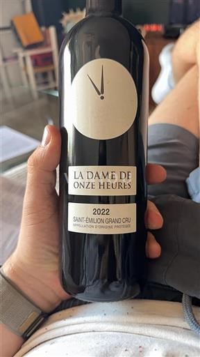 Bordeaux Saint-Émilion Grand Cru La Dame de Onze Heures 2022