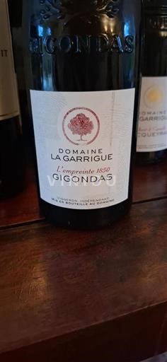 Thung lũng Rhône Gigondas Domaine La Garrigue L'empreinte 1850 2022