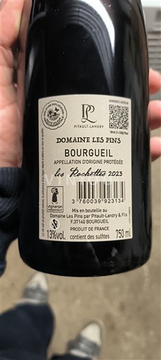 Vallée de la Loire Bourgueil Domaine Les Pins Les Rochettes 2023