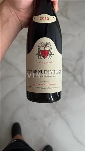 Borgoña Côte de Nuits Villages Geantet-Pansiot 2012