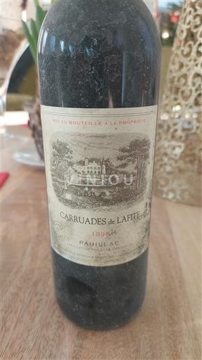 Bordeaux Pauillac Château Lafite Rothschild Carruades de Lafite 1998