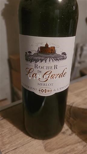 Bordeaux Nespecifikováno Rocher de La Garde Merlot 2019