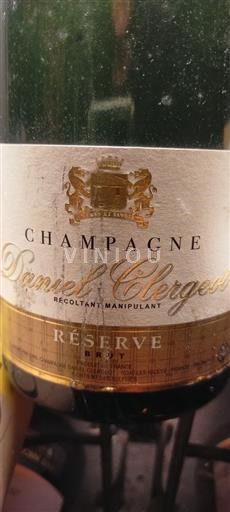Champaña Champán Daniel Clergeot Sin añada