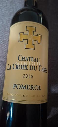 Bordeaux Pomerol La Croix du Casse 2016