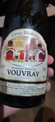 Loiredalen Vouvray Vallée du Vau Tendresse 2018