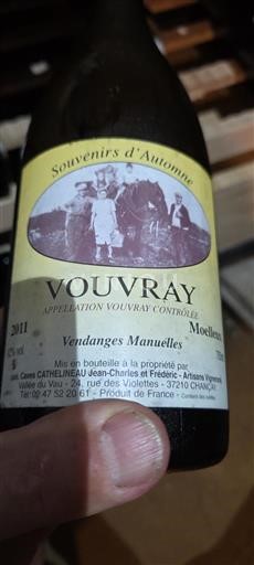 Vallée de la Loire Vouvray Caves Cathelineau Souvenirs d'Automne 2011