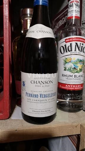Burgundi Pernand-vergelesses Premier Cru Domaine Chanson Les Caradeux 1er Cru 2006