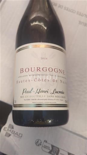 Bourgogne Ospecificerad Paul Henri Lacroix 2018