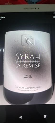 Valle del Rodano Côtes-du-Rhône Nicolas Champagneux La Remise 2016