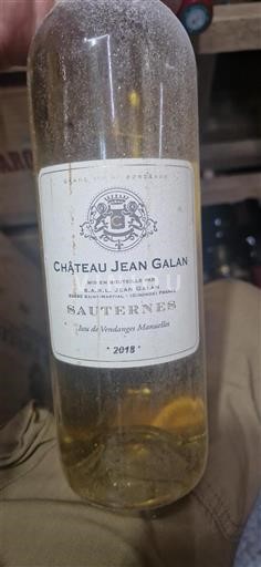Bordeaux Sauternes Château Jean Galan 2018