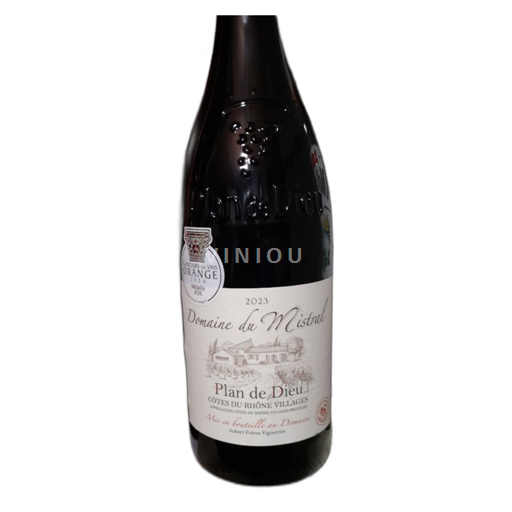 Údolí Rhôny Côtes-du-Rhône-villages Domaine Mistral Plan de Dieu 2023