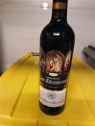 Bordeaux Saint-Émilion Grand Cru Grand Cru Château Les Religieuses 2022