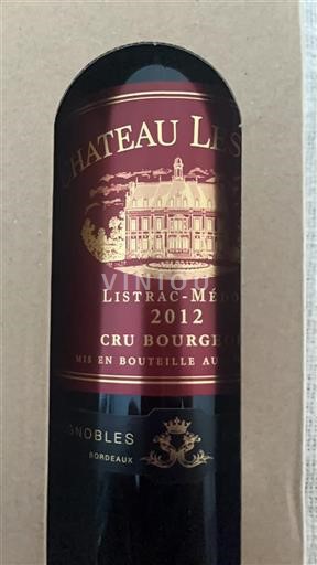 Burdeos Listrac-Médoc Cru Bourgeois Les 2012