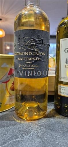 Bordeaux Sauternes Raymond Lafon 2012