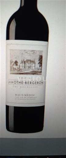 Bordeaux Haut-Médoc Château Lamothe-Bergeron 2013