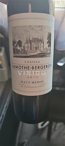 Bordeaux Haut-Médoc Château Lamothe-Bergeron 2013