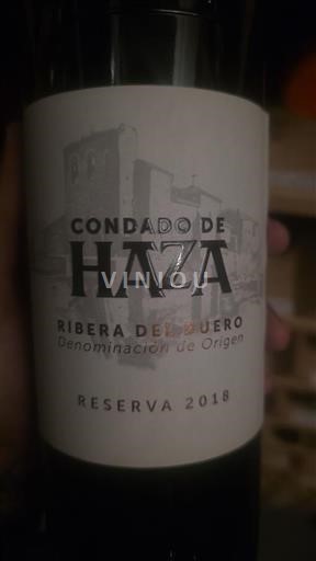 Castilien og León Ribera del Duero Condado de Haza Reserva 2018