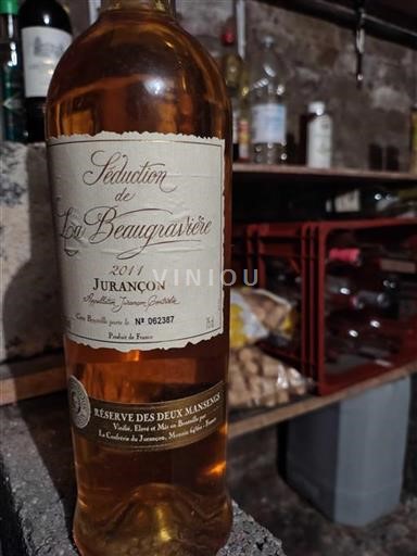 Sud-Ouest Jurançon Réserve des Deux Mansengs Séduction de La Beaugravière 2011