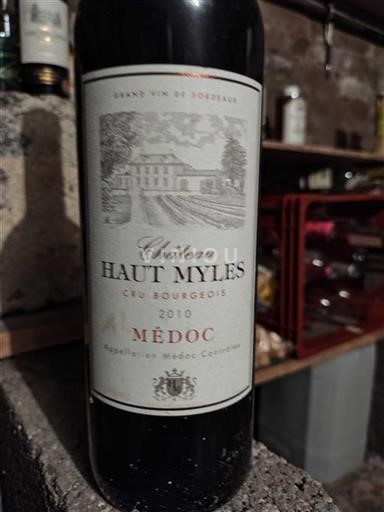 Bordeaux Médoc Château Haut Myles 2010