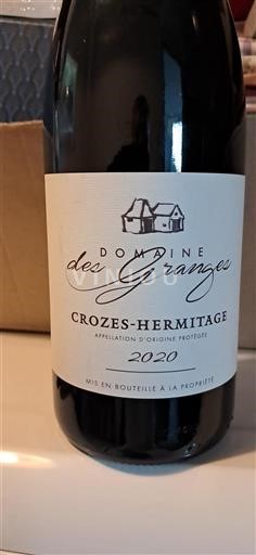 Rhône-dalen Crozes-Hermitage Domaine Des Granges 2020