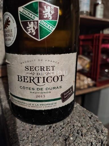 Südwestfrankreich Côtes de Duras Berticot Secret 2015