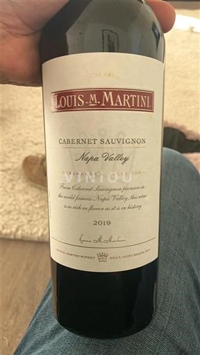 Kalifornische AVA Napa Valley Louis M. Martini Winemaker's Selection 2019