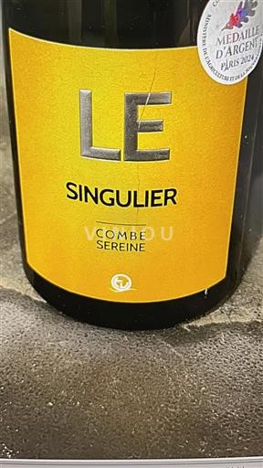 Rhônen laakso Määrittelemätön Combe Sereine LE SINGULIER Ei vuosikertaa