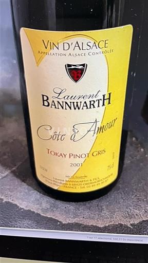 Elsass Grand Cru Laurent Bannwarth C%c3%b4te d%27Amour 2001