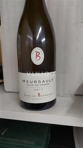 Burgundi Meursault Domaine Bohrmann Clos du Cromin 2017