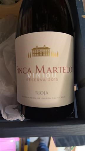 La Rioja Rioja Finca Martelo Reserva 2015