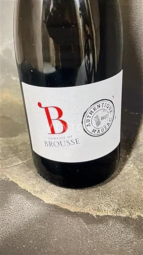 Languedoc Blanquette de Limoux Domaine Brousse Authentique Mauzac Sin añada