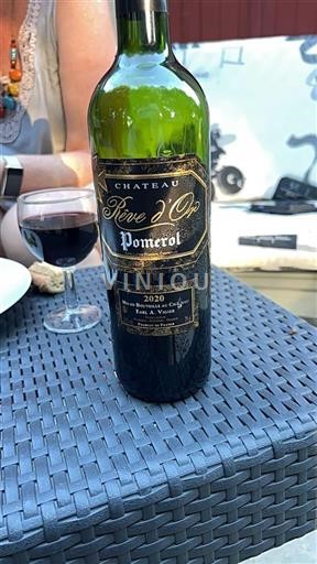 Bordeaux Pomerol Château Rêve Or 2020