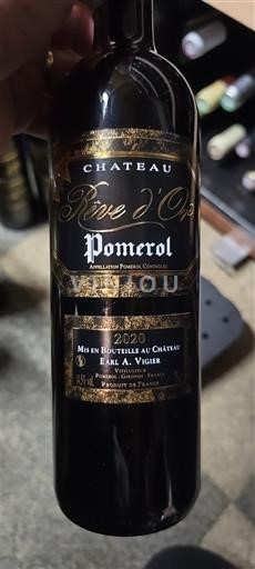 Burdeos Pomerol Château Rêve Or 2020
