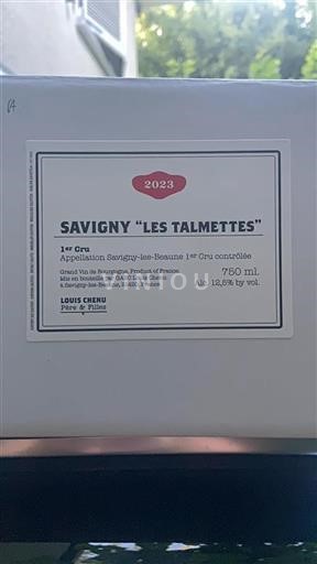 Borgonha Savigny-lès-Beaune Premier Cru Louis Chenu Père & Filles Savigny %22Les Talmettes%22 2023